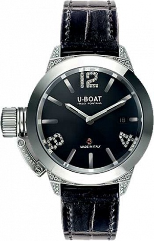 Replica U-BOAT Classico 40 SS WHITE DIAMONDS 6950 watch